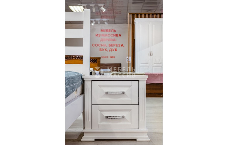 Тумба Кассия (белая эмаль)